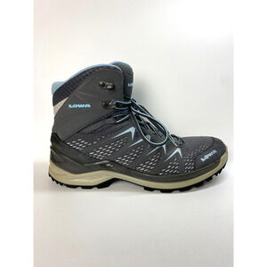 Lowa Innox GTX Boots Womens Size 8.5 Grey Leather Waterproof Mid Hiking